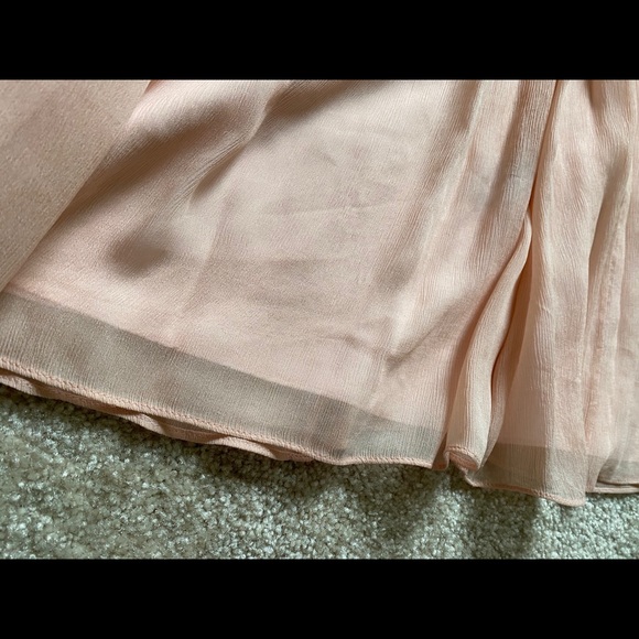 J Crew Nadia silk chiffon dress in dusty rose - Picture 6 of 8